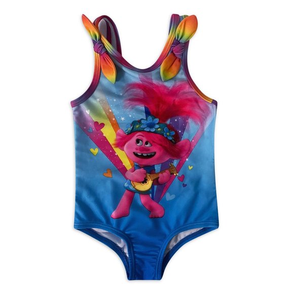 Trolls Baby Girl One-Piece Swimsuit Size 12 Months  NWT - Picture 1 of 4